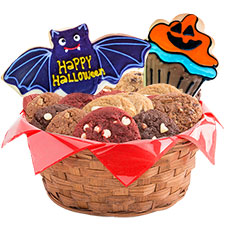 W547 - Happy Halloween Cupcakes Basket